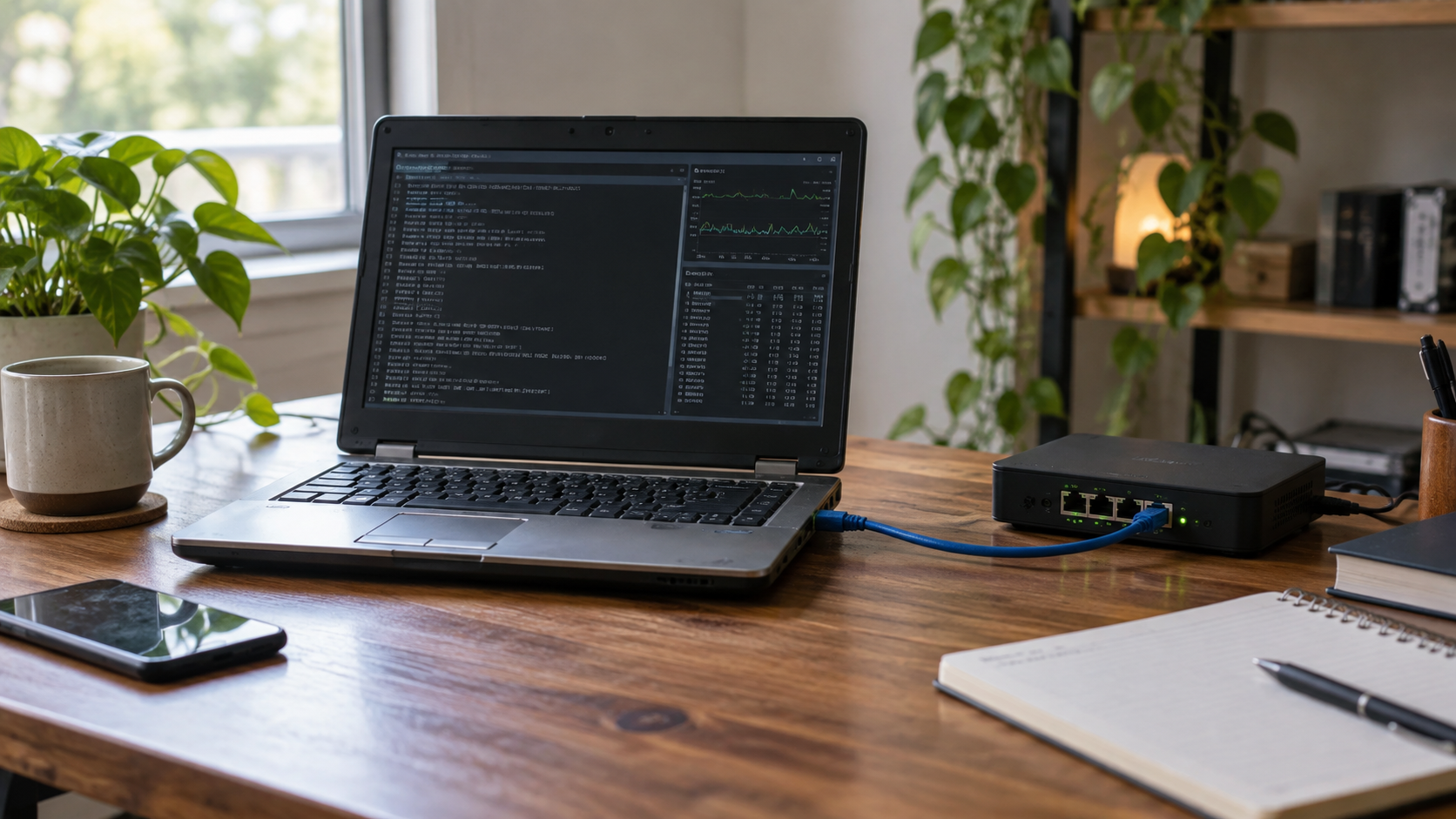Diagram for Turning an Old Laptop into a Safe Home Server: Linux Setup and Hardening